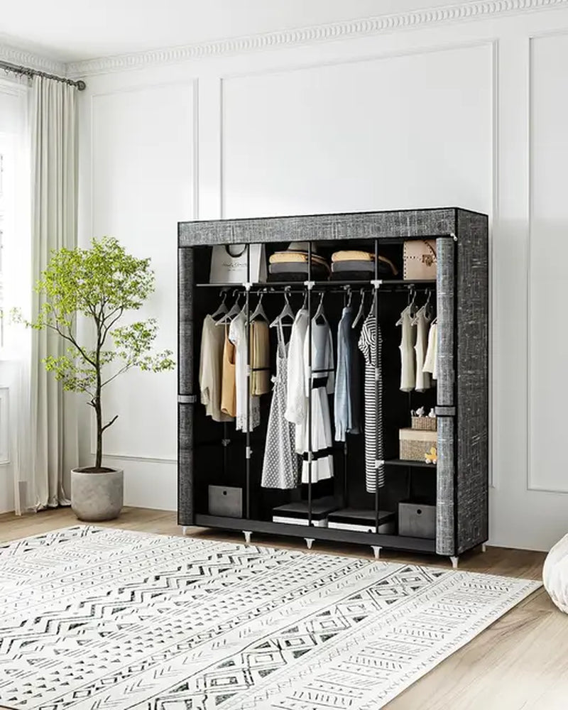 Closet Wardrobe, Portable Closet for Bedroom, Clothes Storage Organizer