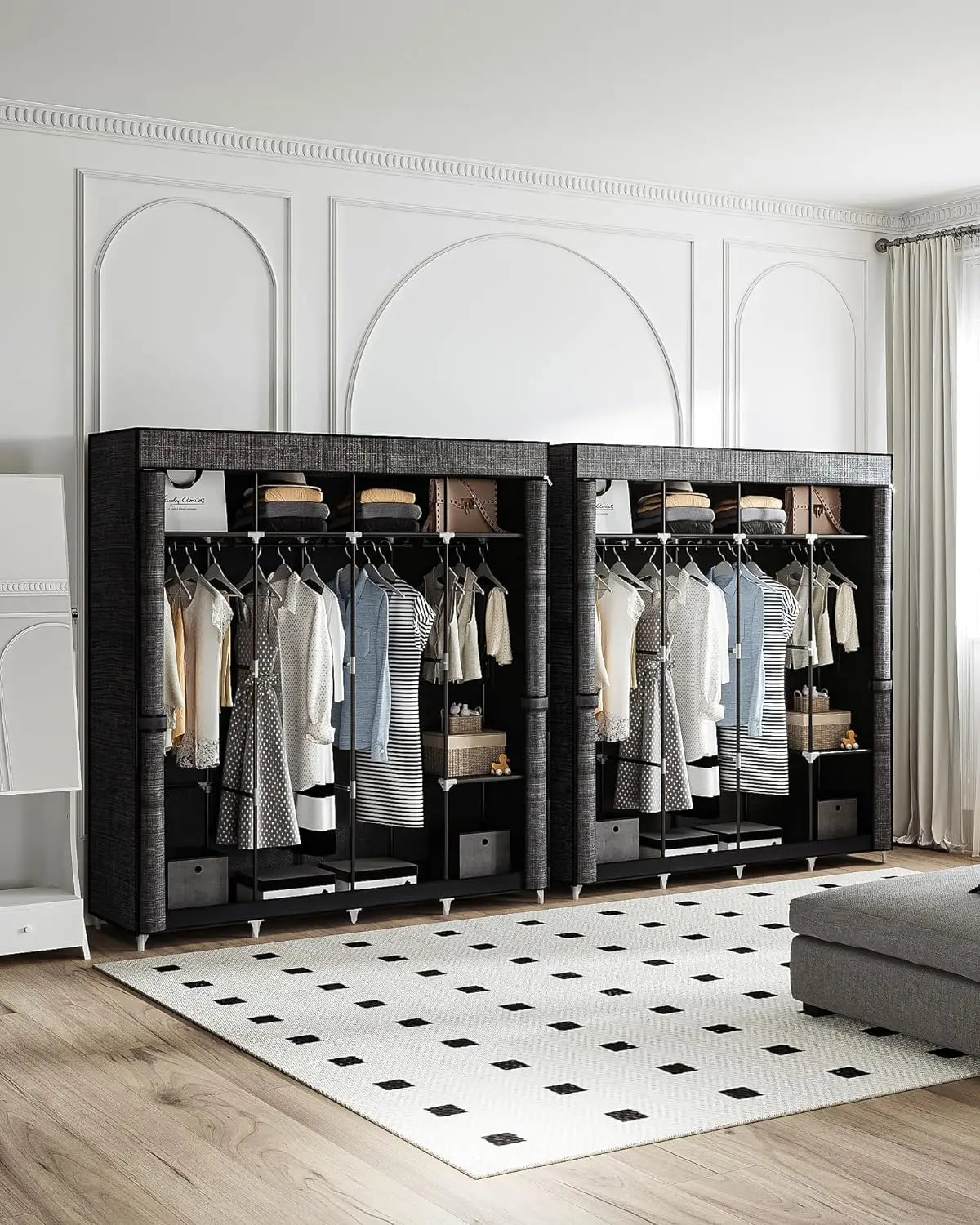 Closet Wardrobe, Portable Closet for Bedroom, Clothes Storage Organizer